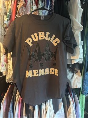 Pebby Forevee - NEW Public Menace Black Graphic Tee